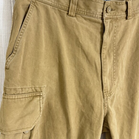 Polo Ralph Lauren Shorts Mens 35 Khaki Cargo Chino 100% Cotton Classic Polo 67 - Picture 3 of 9